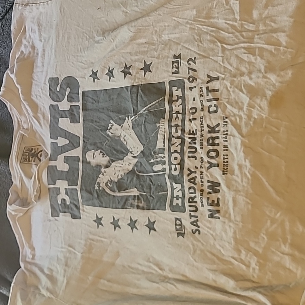 1972 NYC Elvis band tee